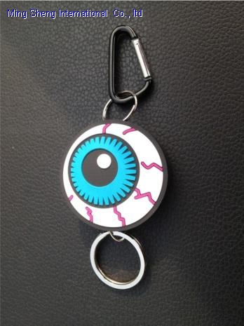Retractable badge reel